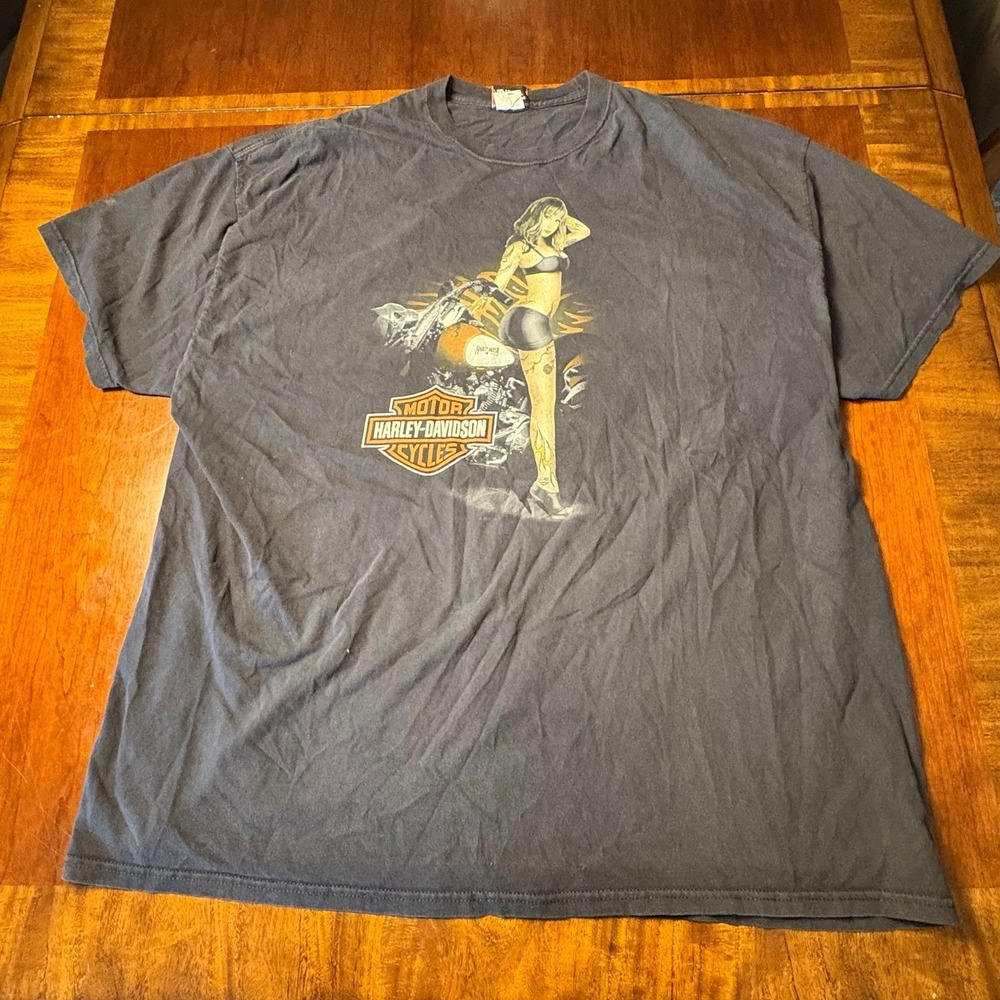 Harley-Davidson Signature Harley Perrysburg, OH Pin-Up T-Shirt 3XL
